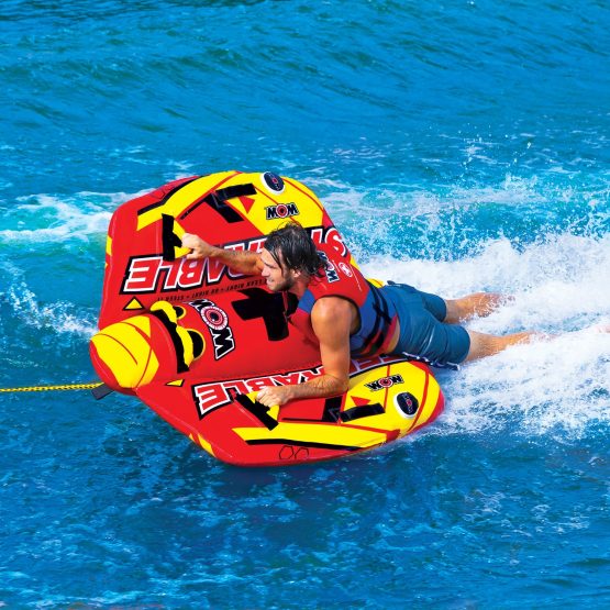 Action picture wow steerable inflatable tube