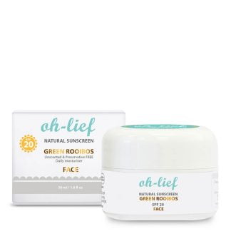 oh-lief natural face sunscreen 50ml