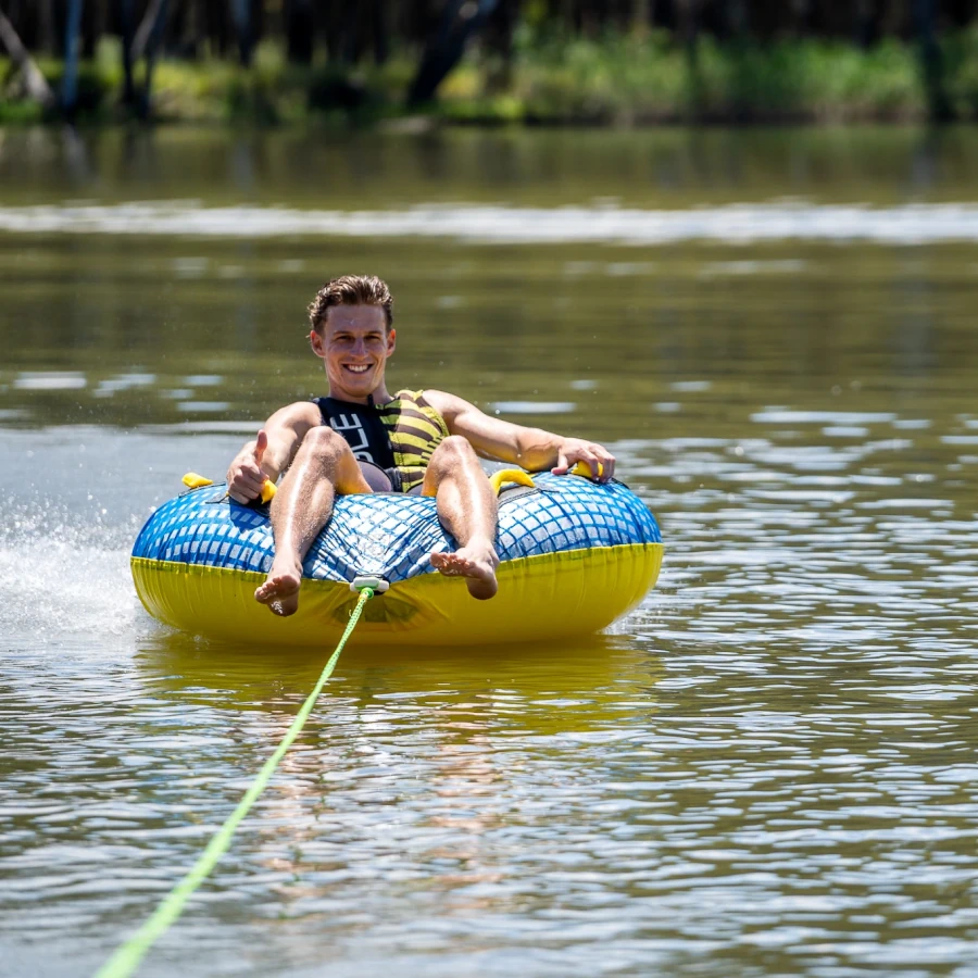 KD Halo 1 person inflatable tube with rope for sale, Watersports Warehouse, Cape Town