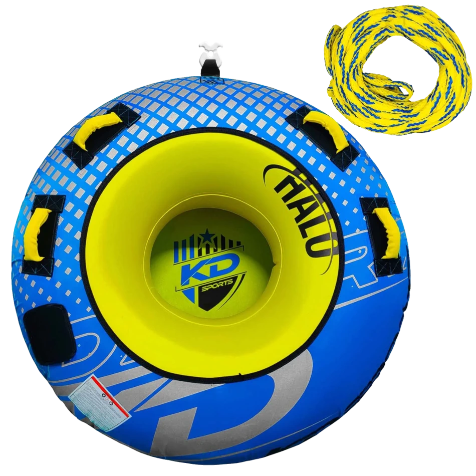 KD Halo 1 person inflatable tube with rope for sale, Watersports Warehouse, Cape Town