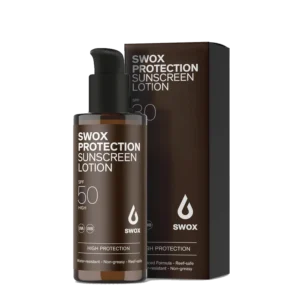 SWOX SPF 50 Sunscreen Lotion Pump 150ml for sale. Watersports Warehouse, Cape Town