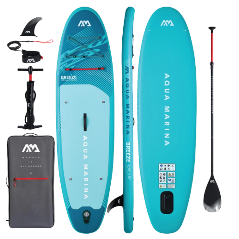 Aqua Marine Breeze 9'10" Inflatable SUP Set for sale. Watersports Warehouse, Cape Town