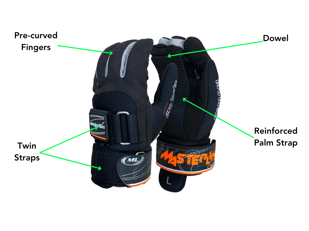 Buyers guide to choosing the right waterski gloves. Watersports Warehouse, Cape Town