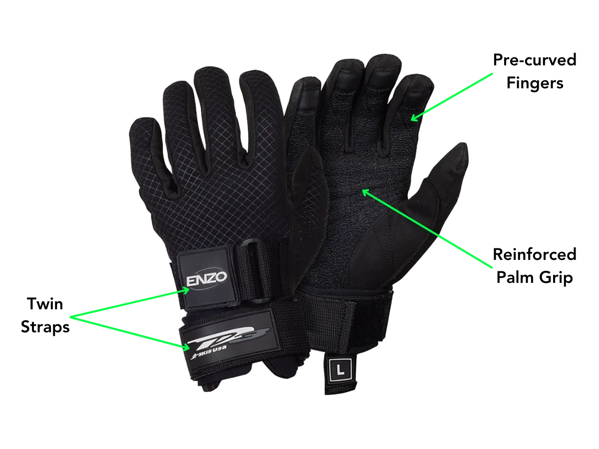 Buyers guide to choosing the right waterski gloves. Watersports Warehouse, Cape Town