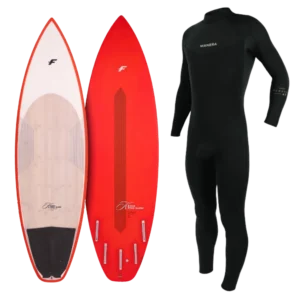 F-One KEAHI PRO Surf Waveboard + FREE Manera Classic Wetsuit for sale. Watersports Warehouse, Cape Town