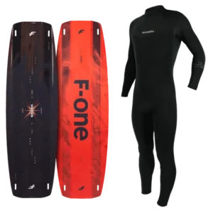 F-ONE Spark Complete Package + FREE Manera Classic Wetsuit for sale. Watersports Warehouse, Cape Town