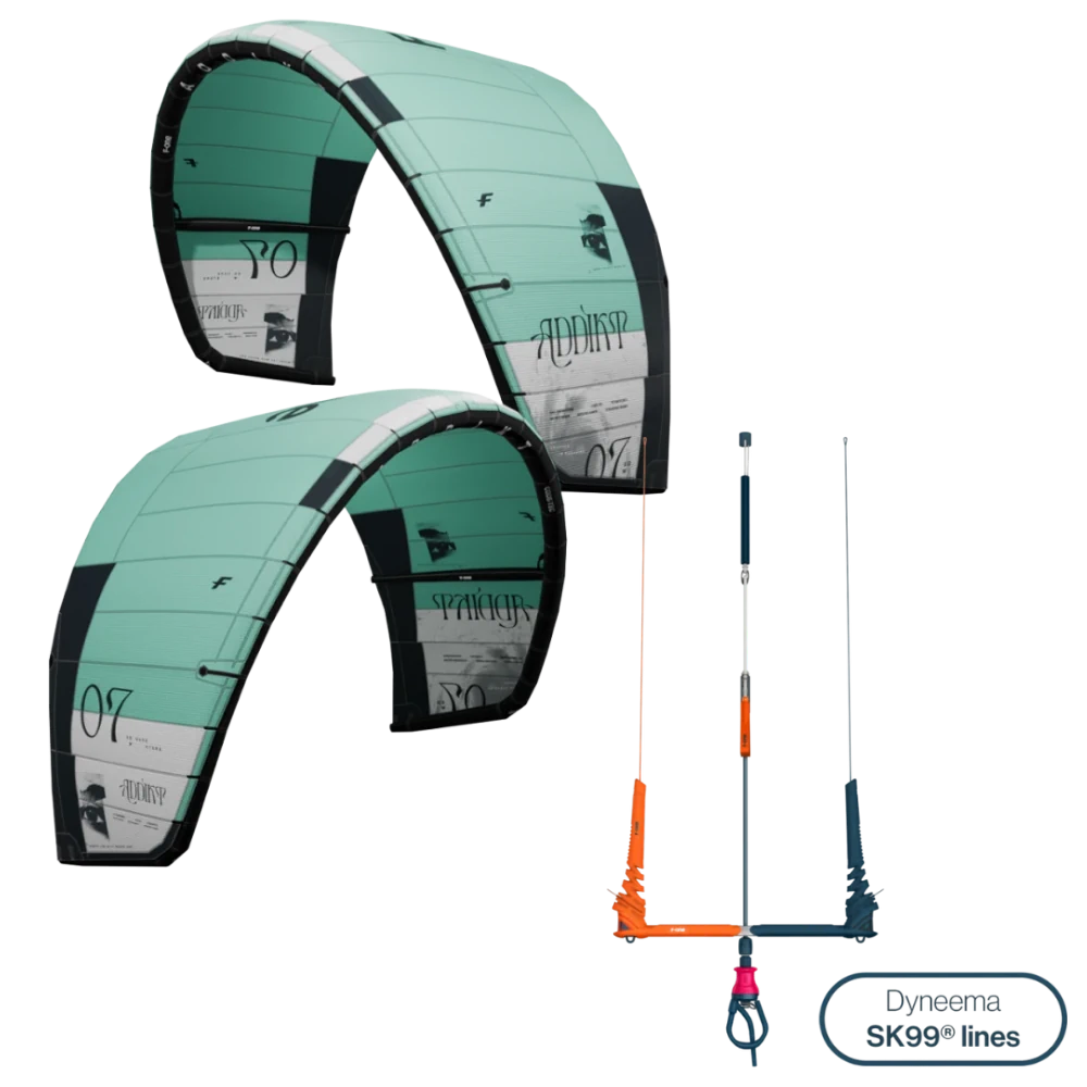 F-One Addikt Tec 6m Kite & Linx Bar Package